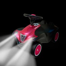 Jeździki od 12 miesięcy - Jeździk Bobby Car Next Raspberry BIG z reflektorami LED  i elektronicznym klaksonem ergonomiczne siedzenie z welurem od 12 m-ca_3