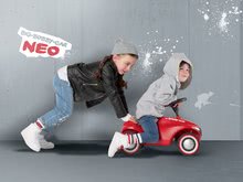 Odrážedla od 12 měsíců - Set odrážedlo Bobby Car Neo BIG červené zvukové s 3vrstvými gumovými koly s oválným přívěsem a vodicí tyč s ergonomickou opěrkou_18