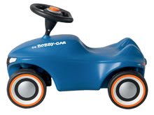 Odrážadlá od 12 mesiacov - Set odrážadlo Bobby Car Neo BIG modré zvukové s 3-vrstvovými gumovými kolesami s oválnym prívesom a vodiaca tyč s ergonomickou opierkou_5