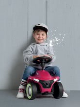 Odrážedla od 12 měsíců - Set odrážedlo Bobby Car Neo BIG růžové zvukové s 3vrstvými gumovými koly a oválný přívěs s měnitelnými barevnými ráfky_3
