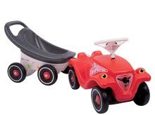 Csúszda szettek - Szett csúszda Toboggan XS zöld Smoby és járássegítő és babakocsi és utánfutó Buggy 3in1_5