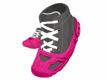 Poganjalci kompleti - Komplet poganjalec Scooter Pink Smoby z gumiranimi kolesi in zaščita za čevlje za darilo od 18 mes_13