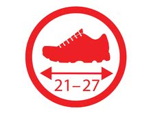 Příslušenství k odrážedlům - Ochranné návleky BIG na boty velikost 21-27 červené od 12 měsíců_3