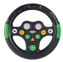 Detské šliapacie vozidlá - Set traktor na šliapanie Jim Loader BIG s nakladačom a prívesom a interaktívny volant so zvukom_3