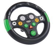 Detské šliapacie vozidlá - Set traktor na šliapanie Jim Loader BIG s nakladačom a prívesom a interaktívny volant so zvukom_14