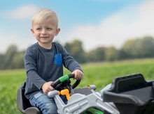 Otroška vozila na pedala - Traktor na pedala Jimmy BIG z nakladalnikom in prikolico zelen_5
