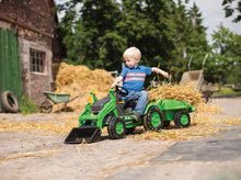 Otroška vozila na pedala kompleti - Komplet traktor na pedala Jim Loader BIG z nakladalnikom in prikolico in poganjalec štirikolesnik Quad s hupo_15