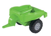 Detské šliapacie vozidlá -  NA PREKLAD - Tractor de pedal Jimmy BIG con un cargador y un remolque verde_0