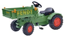 Tractor cu pedale Fendt Big cu antrenare cu lanț, cu platformă și claxon