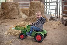 Detské šliapacie vozidlá - Šliapací traktor Fendt BIG na reťazový pohon s plošinou a klaksónom_1