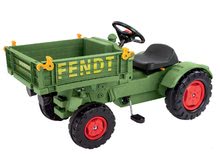 Voitures à pédales pour enfants - Tracteur Fendt BIG à pédales à la chaîne d'entraînement avec plate-forme et klaxon_4