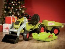 Vehicule cu pedală pentru copii - Tractor cu pedale Claas Celtis BIG cu remorcă_8