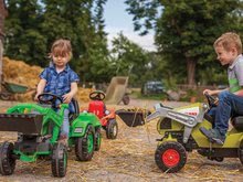 Pedálos gyermekjárművek - Pedálos traktor Claas Celtis BIG pótkocsival_5