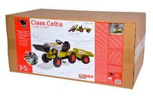 Pedálos gyermekjárművek - Pedálos traktor Claas Celtis BIG pótkocsival_9