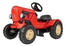 Pedálos gyermekjárművek - Pedálos traktor Porsche Diesel Junior BIG piros_0