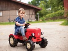 Voitures à pédales pour enfants - Tracteur pédale Porsche Diesel Junior BIG rouge_1