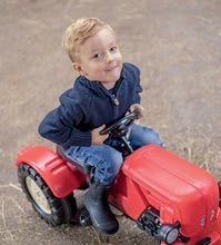 Pedálos gyermekjárművek - Pedálos traktor Porsche Diesel Junior BIG piros_3