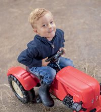 Voitures à pédales pour enfants - Tracteur pédale Porsche Diesel Junior BIG rouge_3