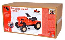 Otroška vozila na pedala - Traktor pedala Porsche Diesel Junior BIG rdeč_11