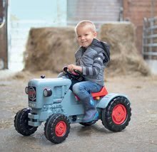 Voitures à pédales pour enfants - Tracteur à pédale Eicher Diesel ED 16 BIG bleu_0