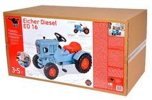 Detské šliapacie vozidlá -  NA PREKLAD - Tractor de pisar Eicher Diesel ED 16 BIG azul_5