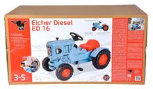 Pedálos gyermekjárművek - Pedálos traktor Eicher Diesel ED 16 BIG kék_6