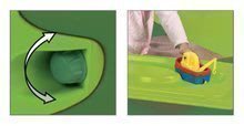 Rutschen mit Sandkasten - Set Rutsche Toboggan KS mit Wasser Smoby und Sandkasten mit Deckel mit einem Segel mit Tintenfisch und  Wasserdüse_13