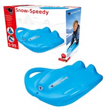 Sánky - Robustné boby s dvoma úchytmi Snow Speedy Lightblue BIG s nosnosťou 100 kg do -20 stupňov od 6 rokov_2