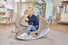 Puppenhäuser Sets - Set Spielhaus für die Puppe Large Doll's Play Center Natur D'Amour Baby Nurse Smoby und die Schaukel Elefant mit Rutschfahrzeug mit Sound und einer 32 cm großen Puppe_7