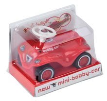 Autíčka  - Autíčko New Mini Bobby BIG na natahování délka 8 cm červené od 12 měsíců_2