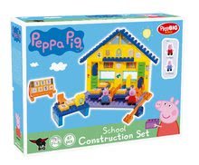 Jucării de construit BIG-Bloxx ca și lego - Joc de construit Peppa Pig la şcoală cu tabla înmulţirii PlayBIG Bloxx BIG cu 2 figurine 87 de piese_0