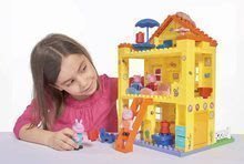 Klocki BIG-Bloxx jak lego  - Zestaw budowlany Świnka Peppa rodzina w domu PlayBIG Bloxx BIG z 4 figurkami 107 części od 1,5 - 5 lat_6