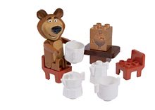 Kocke BIG-Bloxx kot lego - Kocke Maša in medved v kuhinji, spalnici, dnevni sobi in gozdu PlayBIG Bloxx BIG 4 kosi 7-11 delov_3