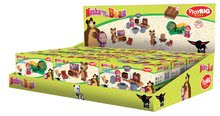 Stavebnice ako LEGO - Stavebnica Máša a medveď v kuchyni, spálni, obývačke a lese PlayBIG Bloxx BIG 4 kusy 7-11 dielov od 1,5-5 rokov_4