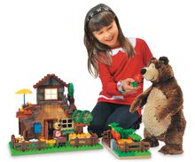 Jucării de construit BIG-Bloxx ca și lego - Joc de construit Maşa şi ursul în grădină PlayBIG Bloxx BIG cu 1 figurină 31 de piese_2