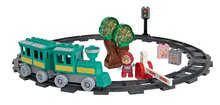 Jucării de construit BIG-Bloxx ca și lego - Joc de construit Maşa şi ursul pe cale ferată PlayBIG Bloxx BIG cu 1 figurină 32 de piese_0