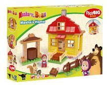 Kocke BIG-Bloxx kot lego - Otroške kocke Maša in medved v hišici PlayBIG Bloxx BIG z 1 figurico 95 delov_2