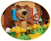 Stavebnice ako LEGO - Stavebnica Máša a medveď v horskom domčeku PlayBIG Bloxx BIG s 2 figúrkami 162 dielov od 1,5-5 rokov_3