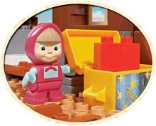 Stavebnice ako LEGO - Stavebnica Máša a medveď v horskom domčeku PlayBIG Bloxx BIG s 2 figúrkami 162 dielov od 1,5-5 rokov_4