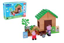 Kocke BIG-Bloxx kot lego - Otroške kocke Peppa Pig na vrtu PlayBIG Bloxx BIG 41 delov in 2 figurici_0