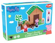 Építőjátékok BIG-Bloxx mint lego - Építőjáték Peppa Pig kertben PlayBIG Bloxx BIG 41 elemmel és 2 figurával_1