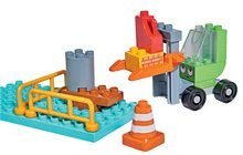 Stavebnice BIG-Bloxx ako lego - Stavebnica Staviteľ Bob PlayBIG Bloxx BIG vysokozdvižný vozík 16 dielov od 24 mes_0