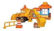 Kocke BIG-Bloxx kot lego - Kocke Mojster Miha PlayBIG Bloxx gradbeno vozilo z nakladalnikom in bagrom BIG 40 delov od 24 mes_0