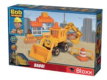 Kocke BIG-Bloxx kot lego - Kocke Mojster Miha PlayBIG Bloxx gradbeno vozilo z nakladalnikom in bagrom BIG 40 delov od 24 mes_1