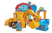 Kocke BIG-Bloxx kot lego - Kocke Mojster Miha PlayBIG Bloxx Bob na gradbišču,1 figurica in 96 delov od 24 mes_2