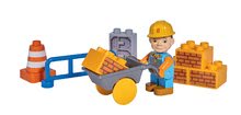 Stavebnice ako LEGO - Set 3 stavebníc Staviteľ Bob na stavenisku PlayBIG Bloxx BIG a 3 figúrky od 24 mes_3