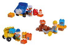 Stavebnice ako LEGO - Stavebnica Bob the Builder PlayBIG BLOXX Bob opravár s vozíkom 8-11 kusov od 24 mes_0
