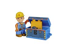 Stavebnice BIG-Bloxx jako lego - Stavebnice Kufřík s pracovním nářadím v dílně Bob the Builder PlayBIG BLOXX s figurkou a autíčkem 35 dílů od 24 měsíců_1