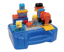 Kocke BIG-Bloxx kot lego - Kocke Kovček z delovnim orodjem v delavnici Bob the Builder PlayBIG BLOXX s figurico in avtomobilčkom 35 delov od 24 mes_0