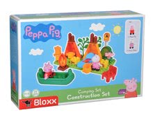 Stavebnice BIG-Bloxx jako lego - Stavebnica Peppa Pig Camping set PlayBIG Bloxx BIG 25 dielov v prírode s 2 figúrkami od 1,5-5 rokov_2